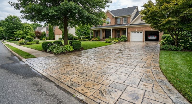 Driveway Stamping in Dallas, TX