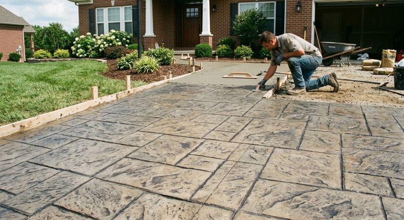Stamped Concrete Service in Corpus Christi, TX