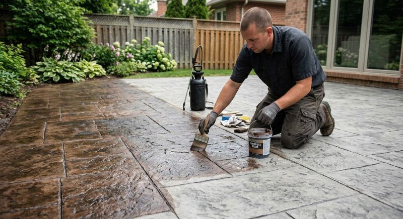 Cement Staining in Fort Worth, TX