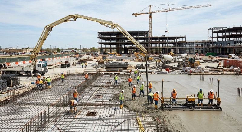 Commercial Slab Construction in Santa Rosa, CA