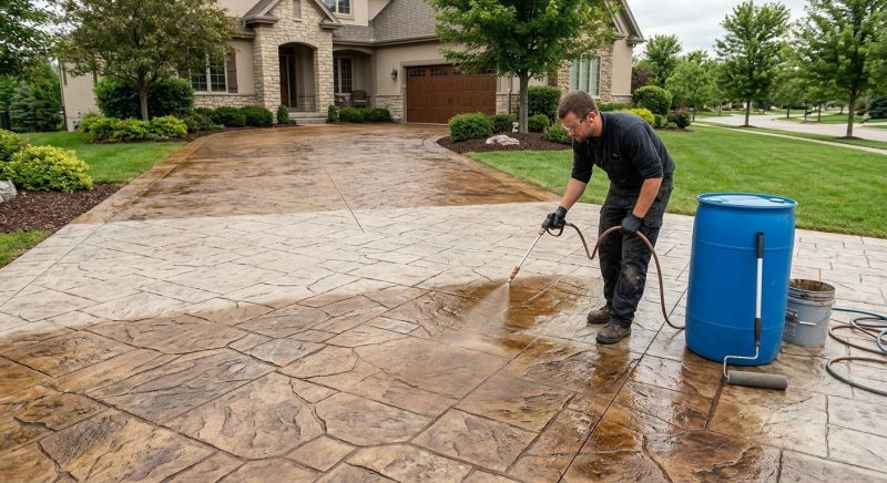 Concrete Acid Washing in Dallas, TX