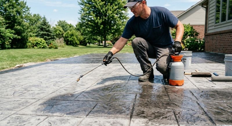Concrete Floor Staining in Corpus Christi, TX