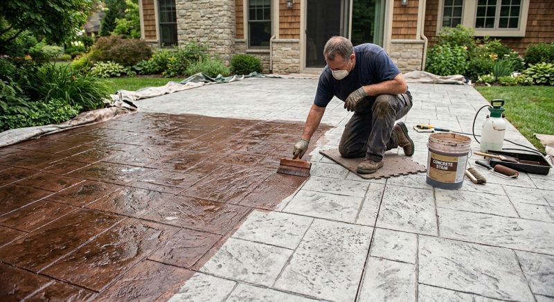 Concrete Staining Service in Fort Worth, TX