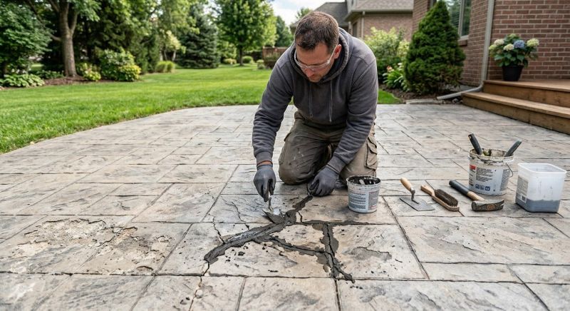 Decorative Concrete Repair in Clarksville, TN