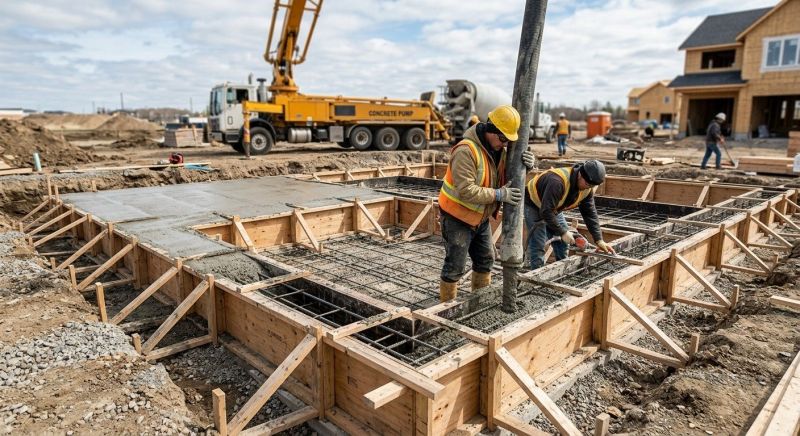 Foundation Pouring in Fort Wayne, IN