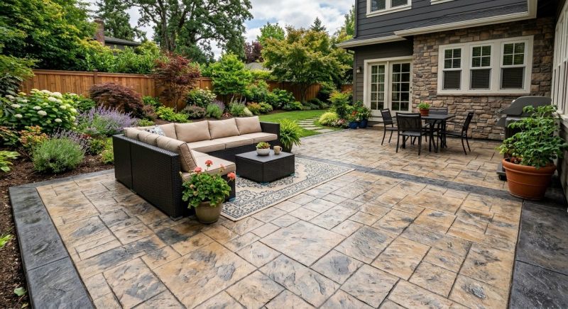 Patio Stamping in Corpus Christi, TX