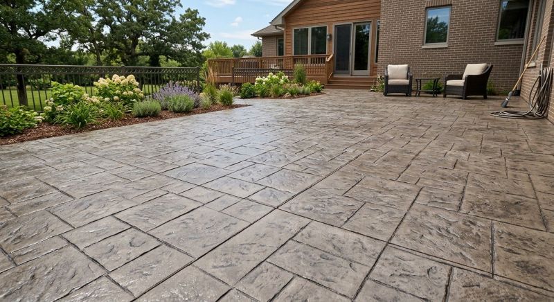 Stamped Cement Installation in Fort Worth, TX