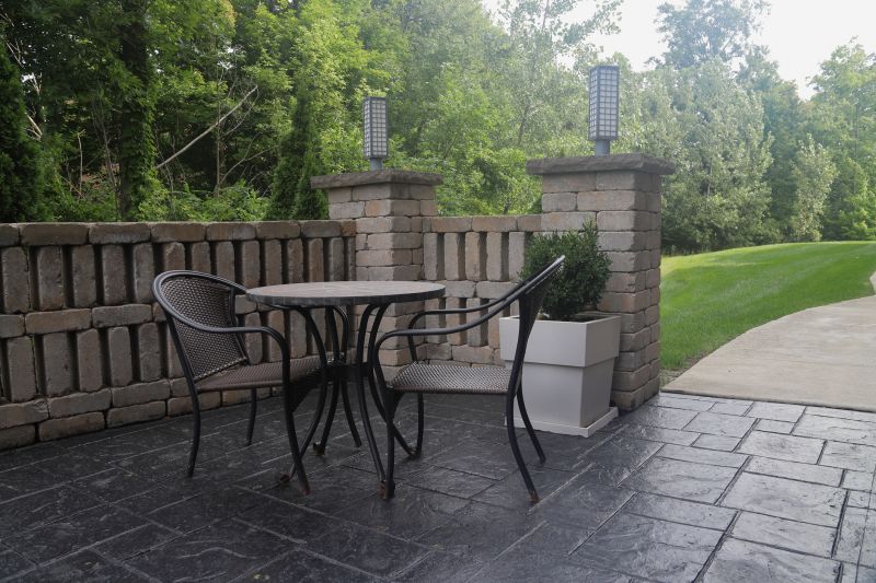 Stamped Concrete Installation in Frisco, TX