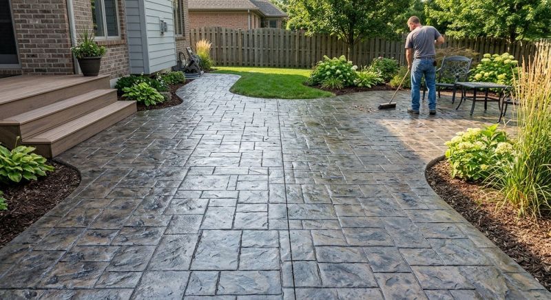 Stamped Concrete Replacement in Corpus Christi, TX