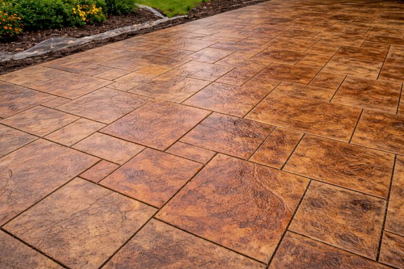 Stamped Concrete Staining in Corpus Christi, TX