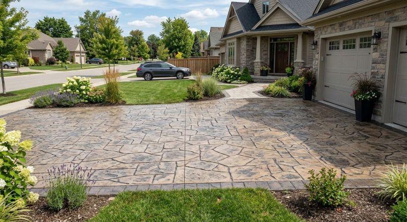 Stamped Overlay Installation in Dallas, TX