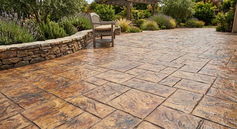 Tinted Concrete Installation in Dallas, TX